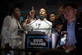 (new york) — brooklyn borough president eric adams appeared to take a fragile lead tuesday in new york city's democratic mayoral primary, but it could be weeks before it becomes clear who is actually on top in the first citywide election to use ranked choice voting. Li7ldk2 A7dyvm