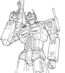 Sketsa robot transformer untuk mewarnai. Optimus Prime Coloring Pages 120 Free Coloring Pages