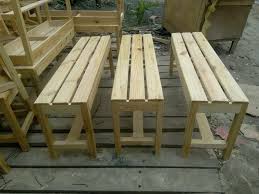 Harga kursi kayu jati panjang. Kursi Panjang Dingklik Panjang Kayu Jati Belanda 125x2 Elevenia