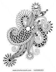 Sri Lankan Traditional Art Vector Line Art Flower Design Vector How To Draw Hands