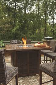 Paradise Trail Outdoor Dining Table And 6 Chairs In 2020 Outdoor Bar Table Fire Pit Table Set Outdoor Dining Table