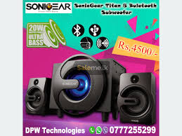 Home › speaker & player sonicgear speaker & player › speaker bluetooth sonic gear titan 5 btmi. Audio Mp3 Sonicgear Titan 5 Buletooth Subwoofer In Maharagama Saleme Lk