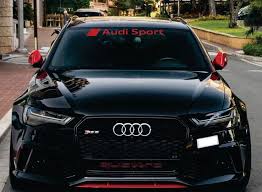 Audi Sport Windscreen Sticker Decal Rs S Line S3 S4 S5 S6 S7 S8 Rear Bumper Audi Audi Audi Sport Hot Rods Cars Muscle