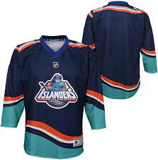 The new logo, once again in royal blue, now features four orange stripes on the hockey stick instead of three, representing the four consecutive stanley cup titles in the 1980s. Islanders Fisherman Jersey Cheaper Than Retail Price Buy Clothing Accessories And Lifestyle Products For Women Men