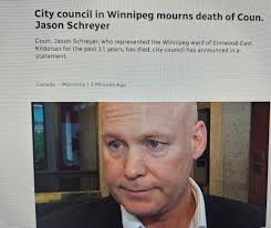 My condolences to Jason Schreyer and family 😔🪶