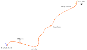 delhi airport metro express wikipedia