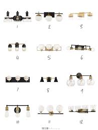Bathroom vanity lighting is available in different shade materials and finish, popular ones being glass, metal, antique bronze and chrome. 12 Satement Vanity Light Options For Your Bathroom This Is Our Bliss