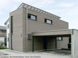 Objekt Wohnhaus Vorvergraute Holzfassade Produkt Dura Patina Rhombusleiste Lavagrau Graue Fassade Holz Glas Kombin Holzfassade Fassade Haus Fassade