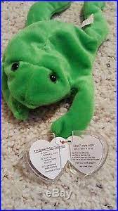Frog Rare Beanie Babies