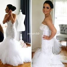2016 Lace Mermaid Wedding Dresses Bling Crystals Sweetheart Backles Wedding Dresses Mermaid Bling Wedding Dresses Mermaid Sweetheart Lace Mermaid Wedding Dress