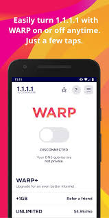 Warp+ subscriptions extend warp by sending all of your internet traffic over cloudflare's optimized internet routes which make thousands of websites 30% faster on average. 1 1 1 1 Faster Safer Internet V3 3 Apk For Android