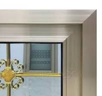 Golden color aluminum window