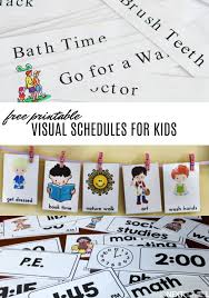 Free Visual Schedule Printables To Help Kids With Daily Routines Transitions From And Next Visual Schedule Preschool Visual Schedules Toddler Visual Schedule