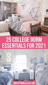25 College Dorm Room Essentials For 2021 In 2021 College Dorm Room Essentials Dorm Room Essentials Dorm Room Essentials List