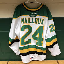 Jul 17, 2021 · logan mailloux, a 2021 nhl draft prospect and defenseman for both the ohl's london knights and sk lejon in ​​hockeyettan, is reportedly being dropped from several nhl team's draft lists after being. Logan Mailloux 2019 2020 White Game Jersey