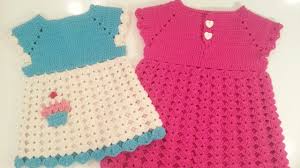 فساتين مواليد كروشيه اطفال الجزء الأول من مقاس 0 حتى 12 18 شهر بدون Toddler Dress Crochet Baby Clothes Crochet Baby Dress