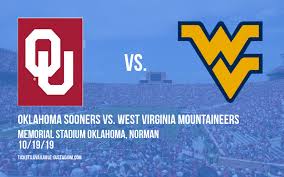 Oklahoma Sooners Vs West Virginia Mountaineers Tickets