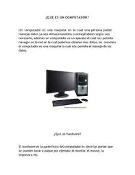 En otras palabras, hardware es todo aquello que se puede ver y tocar. Calameo Trabajo De Hardware Perisfericos