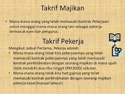 Waktu ini menjadi waktu yang tepat untuk berhenti beraktifitas dan tidur. Akta Kerja 1955