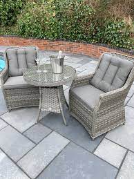 Check spelling or type a new query. 2 Portland Armchairs 70cm Round Bistro Set Grey Ribbon Luxury Mix Weave Complete Rattan Warehouse Trade Ltd
