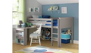 With plenty of clever storage solutions, versatile designs and creative play ideas, mid sleepers often provide kids bedrooms with the perfect mix of everything you could wish for. Buy Argos Home Brooklyn Mid Sleeper With Desk Grey Kids Beds Argos