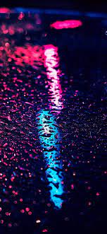 Pin By Bardiya Nazridoost On Rain Rainy Wallpaper Neon Wallpaper Phone Wallpaper