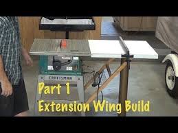 Extend Rip Capacity From 12 To 40 Extension Wing Build 1 Of 2 Diy Step By Step Table Saw Table Saw Table Saw Fence Skil Table Saw