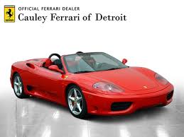2010 john deere 320 theft recovery $5,900: Used 2001 Ferrari 360 Spider For Sale 119 900 Cauley Ferrari Stock Fp1918