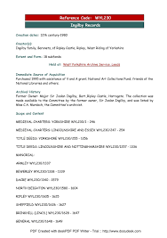 INGILBY Records _WYRO_ III