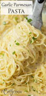 Who doesn't love a creamy chicken dish, especially when it has heaps of flavour and is combined with pasta for a filling comfort meal in a bowl. Garlic Parmesan Pasta In 2021 Tasty Pasta Cooking Garlic Parmesan Pasta