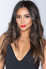 Silver blonde colors completely change the view of a brown or. 7 Celebs With Black Hair Highlights We Love Highlights For Black Hair