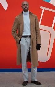 Adding a blazer for a touch of bolder colour, making the outfit a touch more dressy. Grey Dress Pants With Camel Overcoat Outfits 79 Ideas Outfits Lookastic
