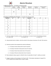 Learn vocabulary, terms and more with flashcards, games and other study tools. Lesson 3 Atomic Structure Handout