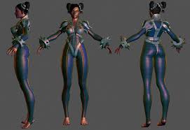 Cyber Chun Li Wip 3 By Hazardousarts On Deviantart Chun Li Cyber 3d Characters