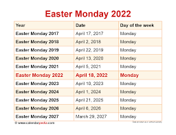 Our editorial voice, always faithful to the teachings of the church, assists and inspires catholic clergy and laity. When Is Easter Monday 2022
