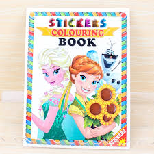 Opah dan kak ros pun menjelaskan arti dan tujuan berpuasa pada upin dan ipin. Ready Stock A4 Kids Colouring Sticker Book Buku Warna Upin Ipin Spiderman Sofia Frozen Pony Ready Stock Shopee Malaysia
