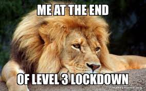 Level 4 versus level 3. Me At The End Of Level 3 Lockdown Confession Lion Make A Meme