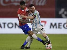 Lionel messi & co were looking to close the gap on table toppers brazil and their hopes were boosted when they scored twice in just eight minutes. Lionel Messi Scores But Chile Hold Argentina In World Cup Qualifier Football News