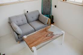 How to make a concrete coffee table make your own concrete table at home! How To Make A Rad Concrete Coffee Table With Live Edge Cherry Slab Woodbrew