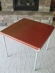 Vintage Samson Samsonite Red Card Table Style No 5708 Etsy Folding Table Table Table Style
