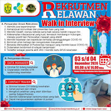 Lowongan kerja non pns badan narkotika nasional terbaru 2020. Rekrutmen Relawan Covid 19 Kota Banjarmasin Dinas Kesehatan Kota Banjarmasin