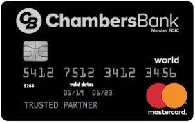 If you would like speak directly to a tib customer service representative, you can use our site to find a representative during business hours. Credit Cards Chambers Bank