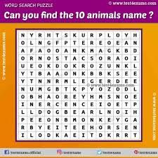 Camera attachments 7 little words. Find 18 Animals Name From Word Puzzle Search Games Test 4 Exams