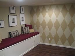 How To Paint A Diamond Pattern On Your Wall Maison D Or House Paint Interior Living Room Interior Room Interior