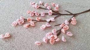 Pink cherry blossom floral flower branch machine embroidery design. Cherry Flower Embroidery Tutorial Embroidery Design Youtube
