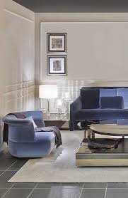 Fendi Casa Living Room Decor Gray Sofa Design Living Room Sets
