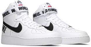 Find nike air force 1 sneakers at ecglobaltrade.browse a wide range of styles and order online. Supreme X Air Force 1 High Supreme White Nike 698696 100 Goat