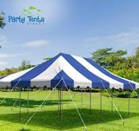Party Tents Direct Weekender Outdoor Canopy Pole Tent, Blue, 20 ft x 30 ft