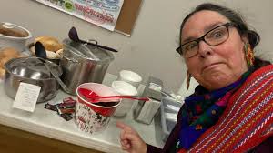 MNGV Potluck! Terrific turnout to honour Louis Riel Day. The bison soup was  amazing!