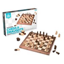 Checkers is a simple game dating back to medieval times. Wooden Chess And Draughts Set Smyths Toys Uk